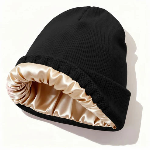 Gorro con forro de seda